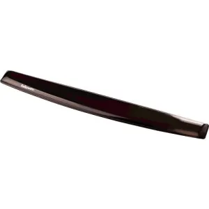 Reposamuñecas Fellowes Gel Crystal Negro 91122
