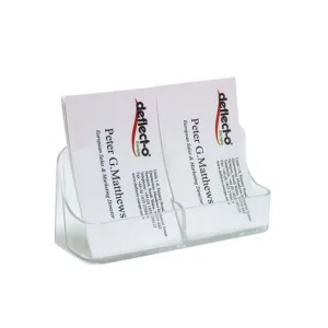 Portatarjetas Faibo Sobremesa Vertical 2 Compartimentos 70401