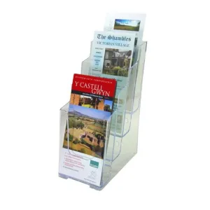 Portafolleto Faibo Sobremesa Vertical 1/3 A4 4 Compartimentos 77701
