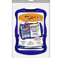Pizarra Blanca Bic 21X31 cm con 8 Rotuladores y Borrador