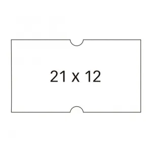 Pack 6 Rollos Etiquetas Blancas Apli 21X12Mm 1 Linea Adhesivo Removible 100911