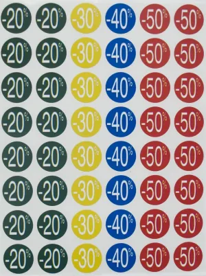 Pack Etiquetas de Descuento Apli 5 Hojas 101373