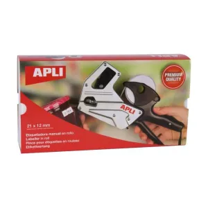 ETIQUETADORA MANUAL PREMIUM APLI 101948 8 CARACTERES 1 LINEA ETIQUETADORA MANUAL PREMIUM APLI 101948 8 CARACTERES 1 LINEA