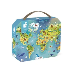 Puzzle del Mundo 100 Piezas Janod J02607