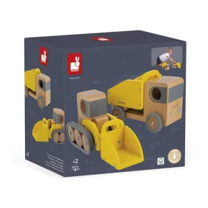 Bolid Camión Volquete y Excavadora Janod J04634