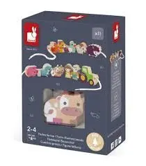 Cuentas para Enhebrar Granja de Madera Janod J05315