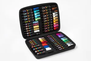 Estuche de Plastico con 40 Rotuladores Posca Colores Surtidos 302422304