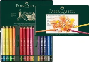 ESTUCHE DE METAL CON 60 LÁPICES DE COLOR POLYCHROMOS FABER CASTELL 110060