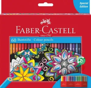 LÁPIZ CLASSIC COLOUR 60 COLORES FABER CASTELL 111260