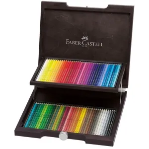 Estuche de Madera con 72 Lápices Acuarelables Faber Castell 117572