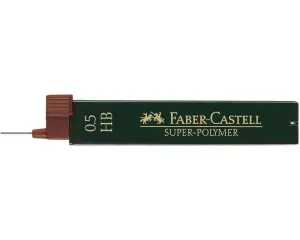 Pack 12 Minas Faber Castell Super Polymer 0,5Mm Hb 120500