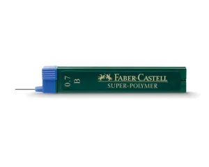 Pack 12 Minas Faber Castell Super Polymer 0,7Mm B 120701