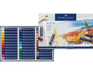 Estuche de Carton con 36 Tizas Pastel Grasas Faber Castell 127036