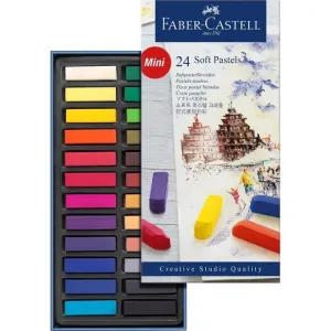 Estuche de Carton con 24 Tizas Pastel Blandas Faber Castell 128224