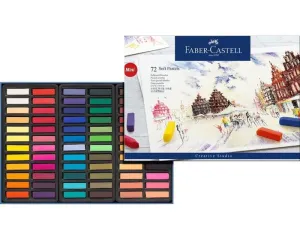 Estuche de Carton con 72 Tizas Pastel Blandas Mini Faber Castell 128272