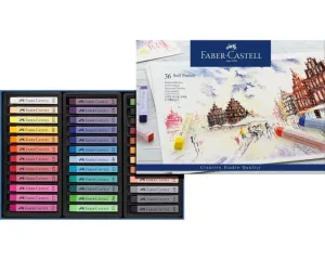 Estuche de Carton con 36 Tizas Pastel Blandas Faber Castell 128336