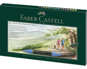 Estuche de Cartón con 16 Rotuladores Doble Punta Watercolour Marker Faber Castell 160318