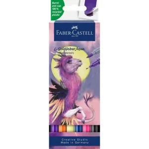 Estuche de Carton con 6 Rotuladores Faber Castell Aqua Doble Punta Fantasy 164526