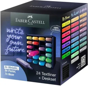 Pack 24 Marcadores Fluorescente Faber Castell 254602