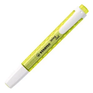 Marcador Fluorescente Stabilo Swing Cool Amarillo 275/24