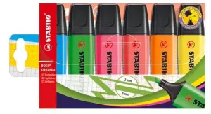 Pack 6 Marcadores Fluorescente Stabilo Boss Original 70/6