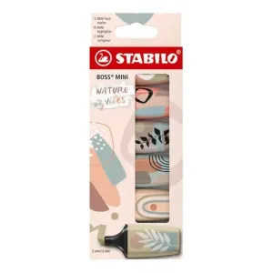 Pack 6 Marcadores Fluorescente Stabilo Boss Mini Naturevibes 07/06-31