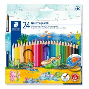 Estuche Staedtler de Carton con 24 Lapices Acuarelables Aquarell 144 10Nc24