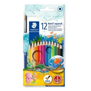 Estuche Staedtler de Carton con 12 Lapices Acuarelables Aquarell 144 10Nc12
