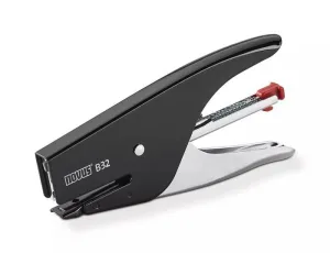 Grapadora Tenaza Novus B32 Metal Negro 15 Hojas 021-0095