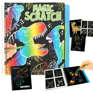 Cuaderno Dino World Magic Scratch Book 0012732