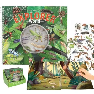 Cuaderno Pegatinas Topmodel Explorer Stickerworld Relieve 13599