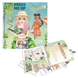 Cuaderno Pegatinas Topmodel Dress me Up Stickerbook Safari 13831