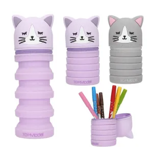 Portatodo Silicona Topmodel Gato Blooming Kitty 13964