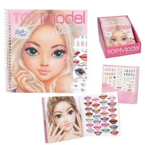 Cuaderno Pegatinas Topmodel Dress me Up Maquillaje y Uñas 0013984