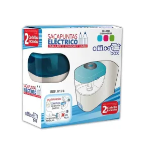 Afilador Eléctrico Doble Office Box para Lápices Estándar y Maxi 0174