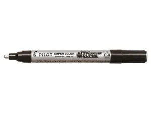 Marcador Permanente Pilot Sc Medio Plata Sc-S-M