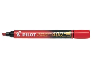 Marcador Permanente Pilot Sca-400 Punta Biselada Rojo Sca-400-R