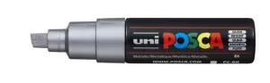 Rotulador Posca Pc-8K 8Mm Nº 26 Plata Metalico 300707000