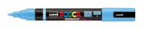 Rotulador Posca Pc-5Br Brush Nº 8 Azul Claro 311787000