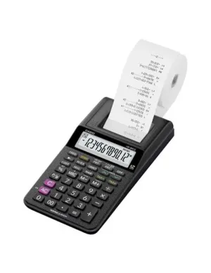 CALCULADORA IMPRESORA CASIO HR-8RCE-BK 12 DIGITOS NEGRO