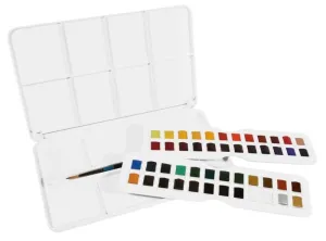 ESTUCHE 48 PASTILLAS ACUARELA DALER & ROWNEY AQUAFINE D131900201