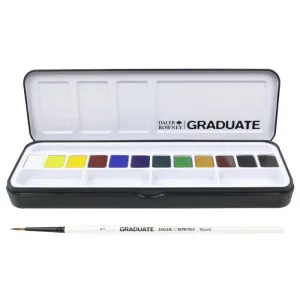 ESTUCHE 12 PASTILLAS ACUARELA DALER & ROWNEY GRADUATE D135900012