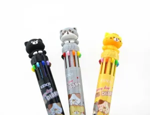 Boligrafo Kenji 0,7Mm Kuki Cats 10 Colores 61226
