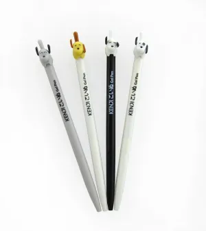 Boligrafo Kenji Gel 0,5Mm Negro Kawaii Dog 565409