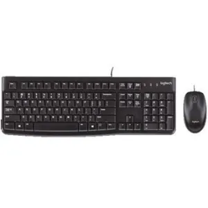 KIT TECLADO + RATON USB LOGITECH MK120 NEGRO