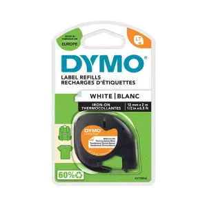 Cinta Dymo Lt Iron-On Texto Negro en Etiqueta Blanca 12Mmx2M S0718850