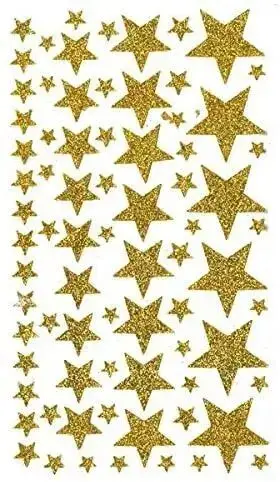 Stickers de Purpurina Estrellas Doradas Artemio 11004501