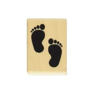 Sello de Madera Pies de Bebé Artemio Arthb566