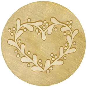 Sello de Latón para Lacre Artemio Corazón 2,5Cm 13050051
