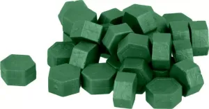 Perlas de Cera Hexagonales para Sellos Verde Oscuro Artemio 30Gr 13057006